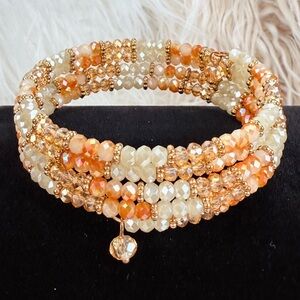 Super pretty small, reflective costume wrap bracelet